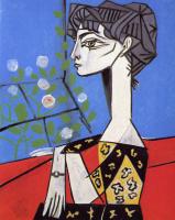 Picasso, Pablo - jacqueline with flowers